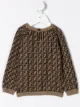 الصورة 2 من Fendi Kids كنزة منسوجة بنقش FF