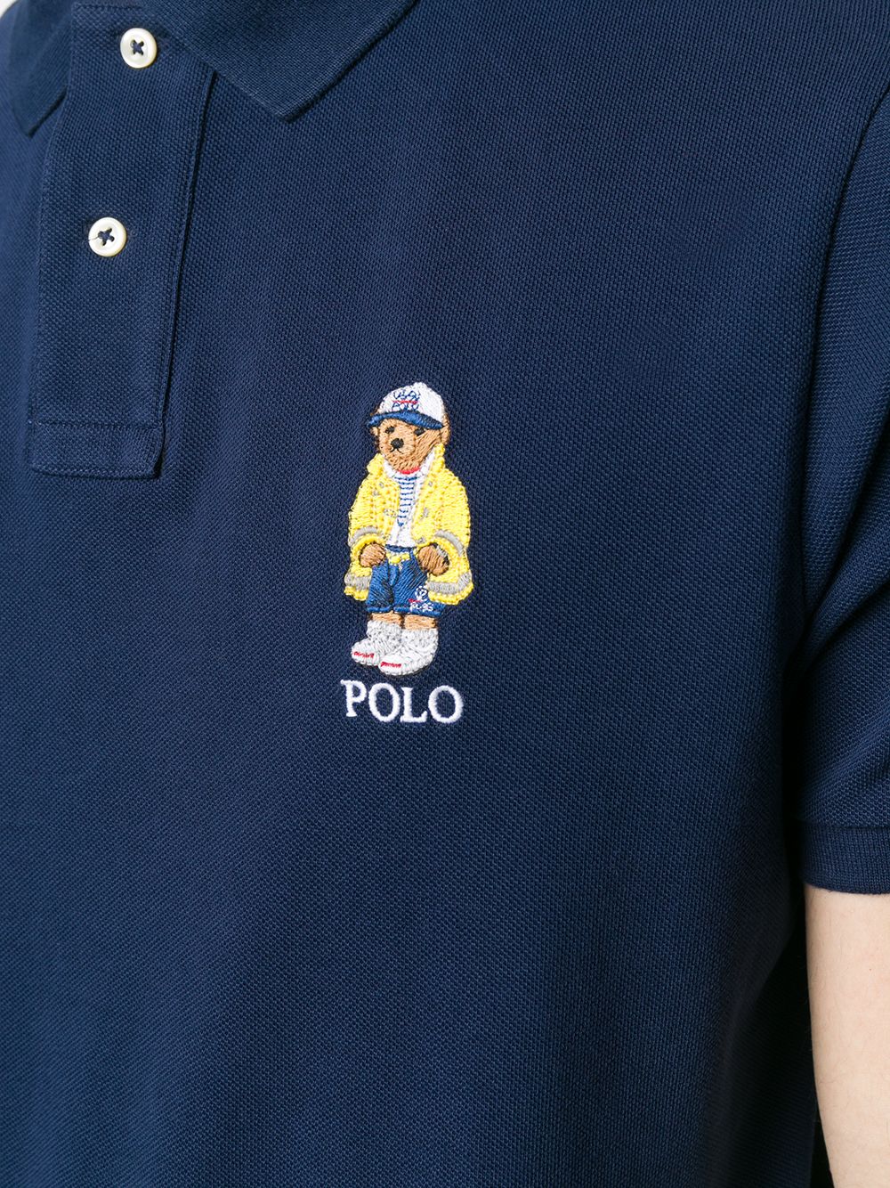 фото Polo ralph lauren рубашка-поло с вышивкой