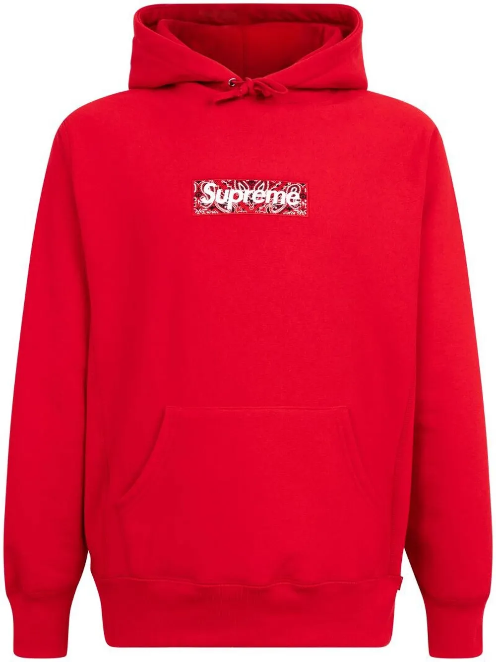 Supreme Bandana Box Logo Hoodie - Red