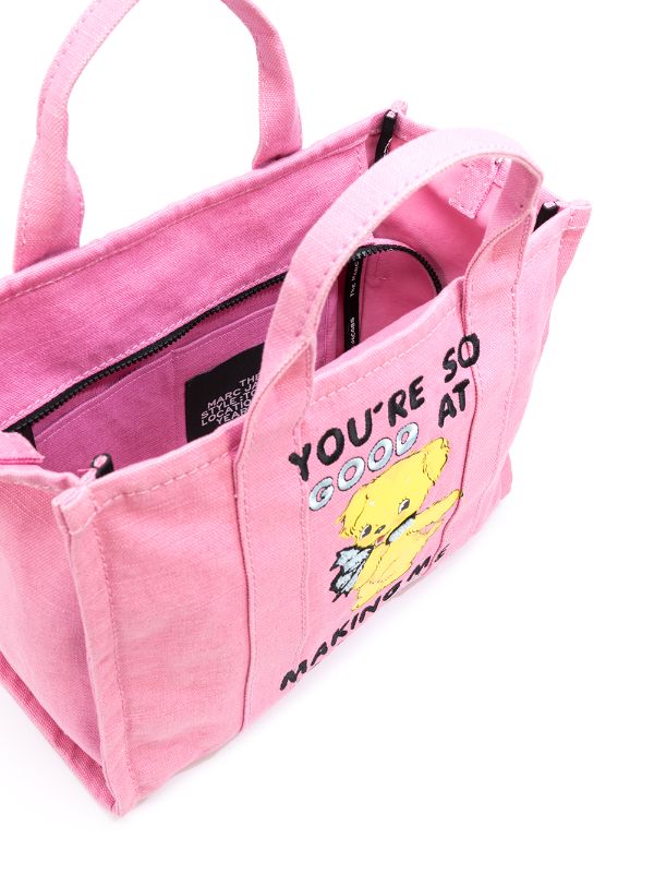 marc jacobs pink tote bag