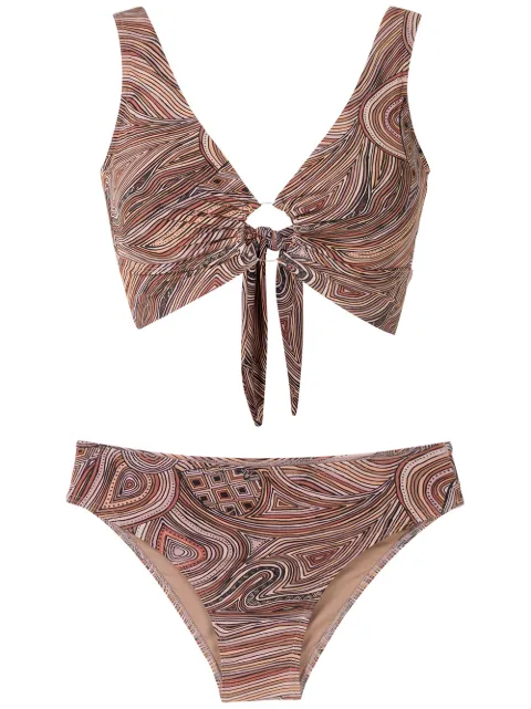 Amir Slama bikini estampado