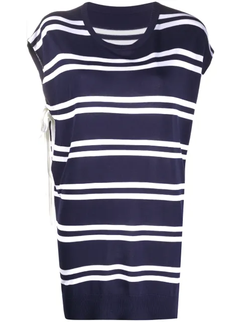 MM6 Maison Margiela striped pattern T-shirt