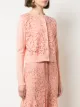 Oscar de la Renta lace-panel cardigan