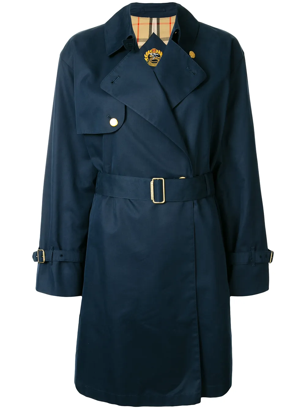 Burberry Pre-Owned тренч с поясом