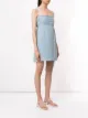 Venroy linen back-tie mini dress