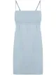 Image 1 of Venroy linen back-tie mini dress