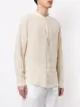 Venroy mandarin-collar linen shirt