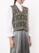 Chanel Pre-Owned 2001s CC nordic pattern sleeveless knitted vest