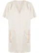 Image 1 of Venroy patch pocket v-neck dress