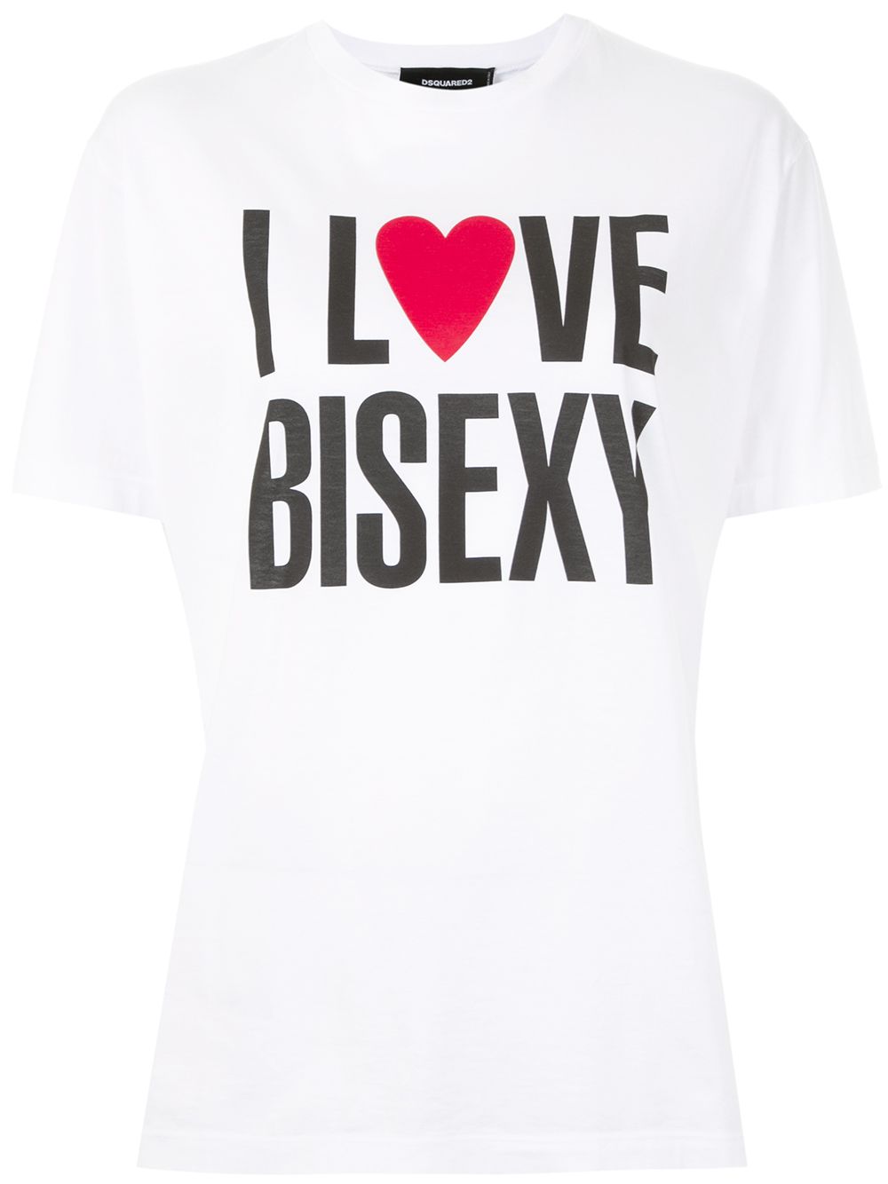 фото Dsquared2 футболка с принтом i love bisexy