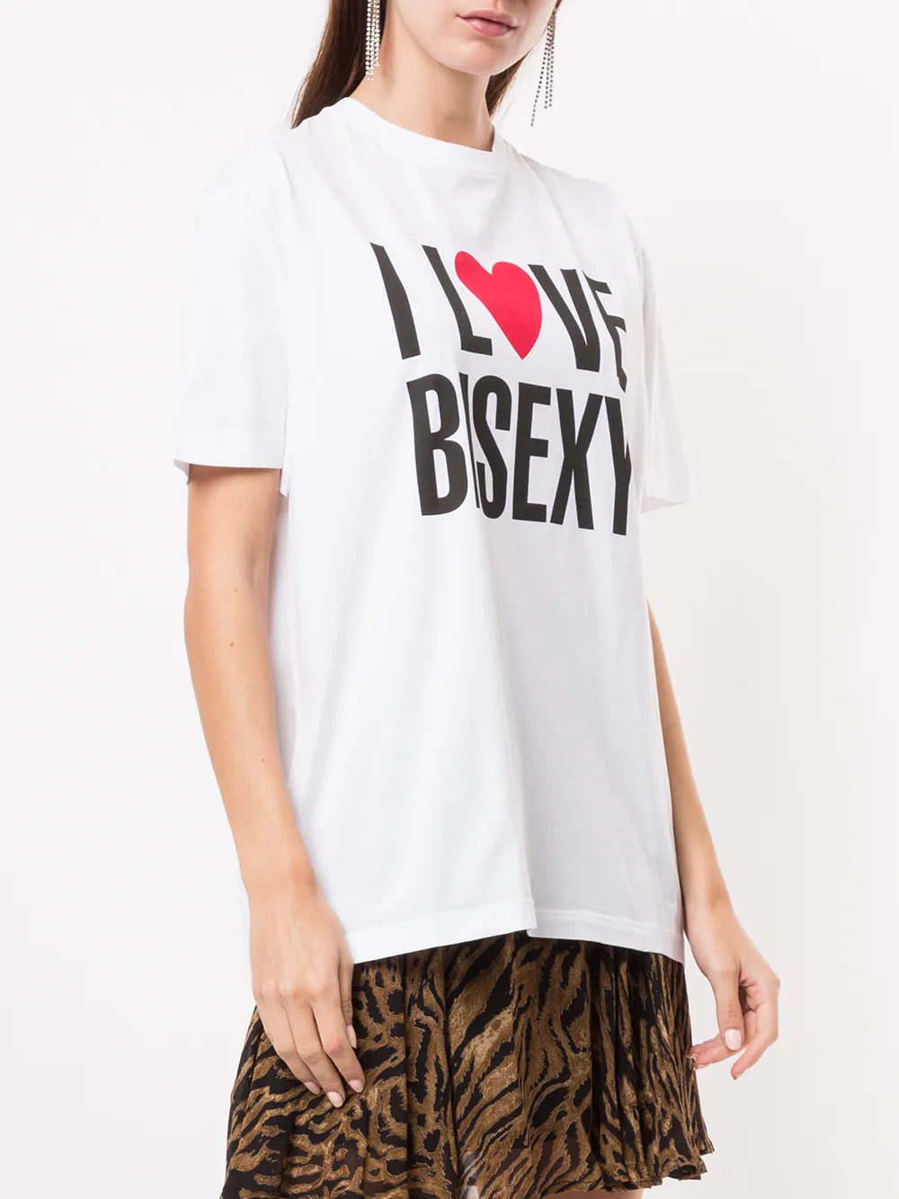 DSQUARED2 T-shirt met print Wit