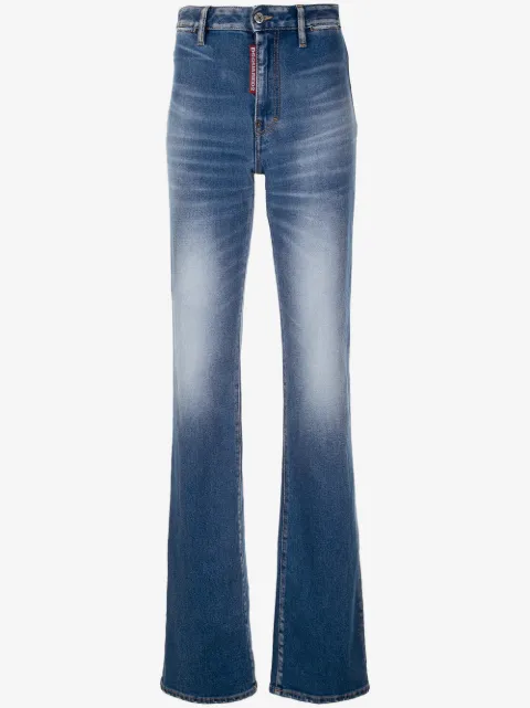DSQUARED2 flared faded jeans