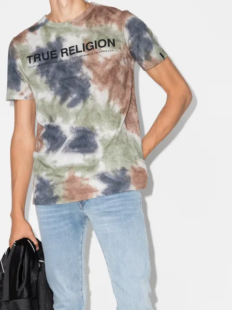 True Religion Tie Dye Logo T-shirt 