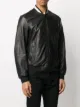 Emporio Armani leather bomber jacket