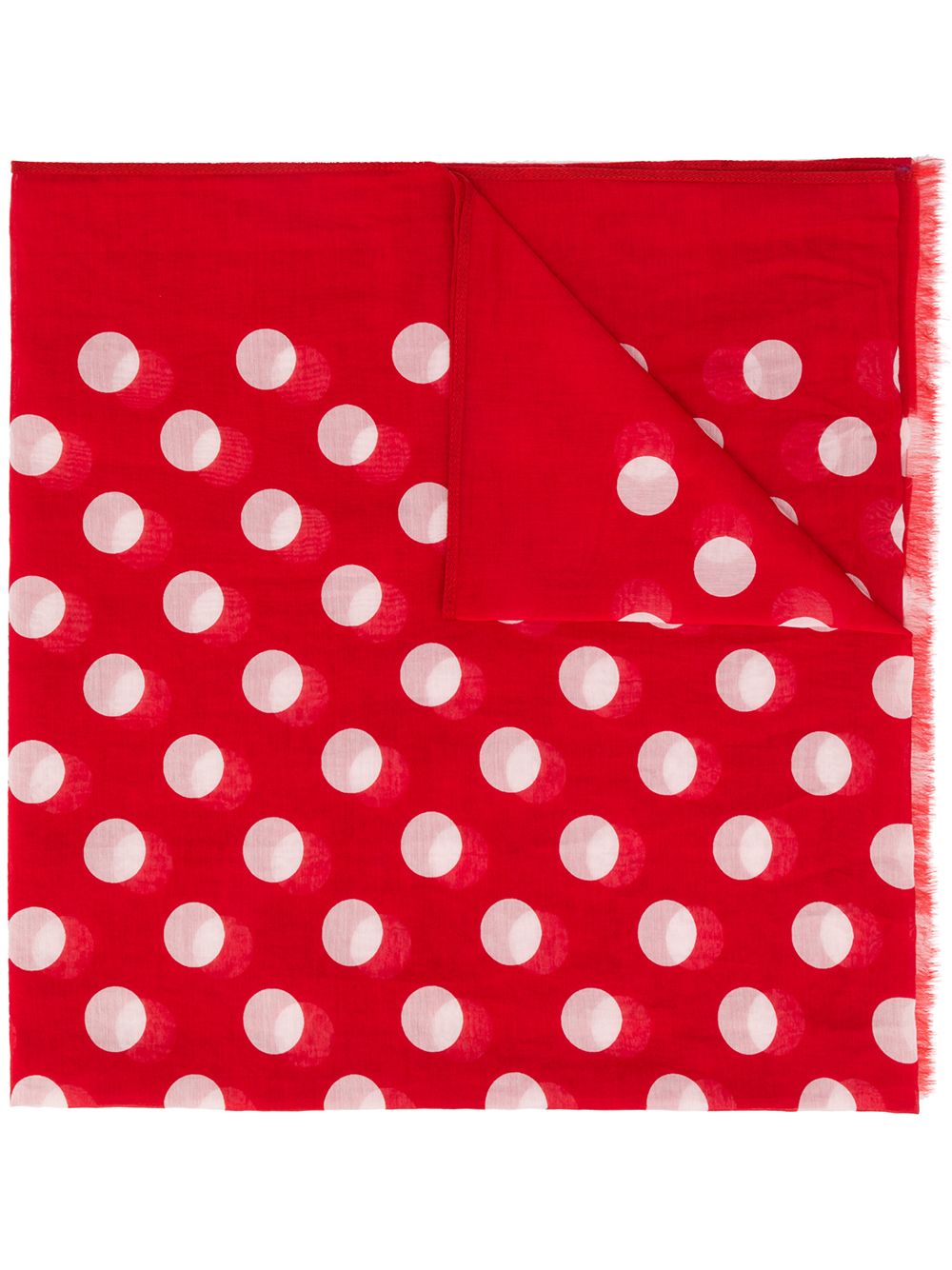Altea Mocador Dotted Scarf In Red