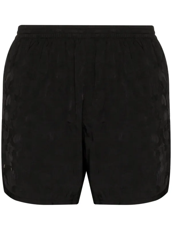 black camo swim shorts