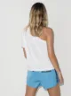adidas x lotta volkova Ringer one-shoulder T-shirt
