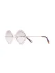 Image 2 of Chloé Eyewear Poppy diamond-frame sunglasses
