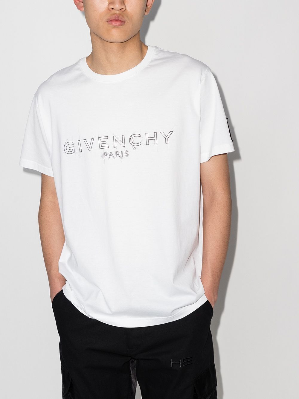 Givenchy logo-print crew-neck T-shirt - Farfetch