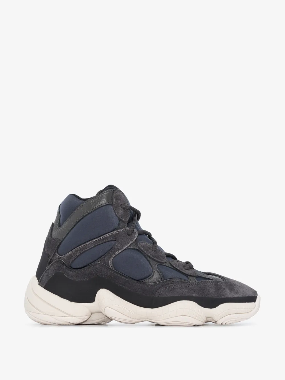 ADIDAS ORIGINALS ADIDAS WOMENS BLUE X YEEZY 500 SLATE HIGH TOP SUEDE trainers,FW496815072909