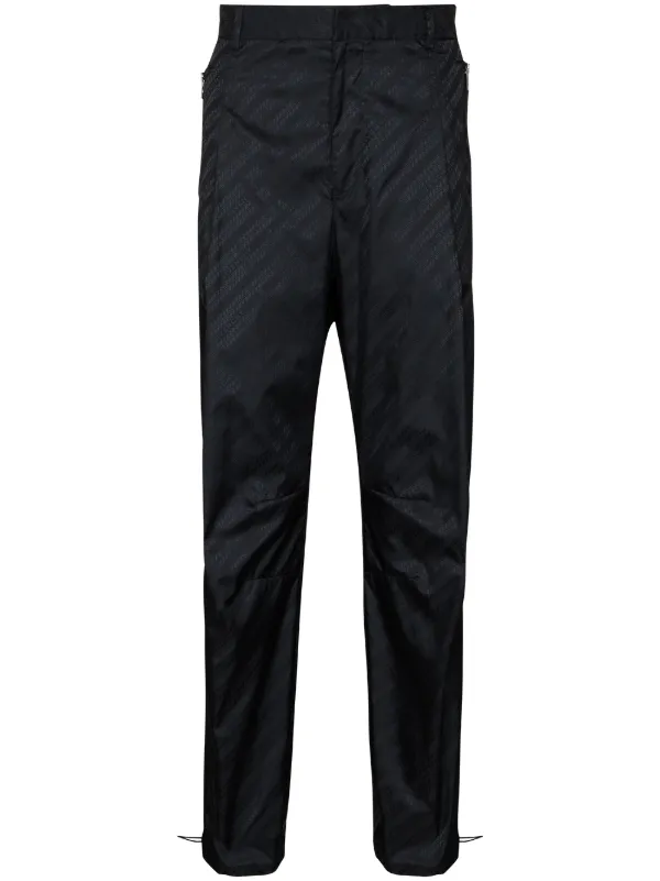 loose fit black trousers