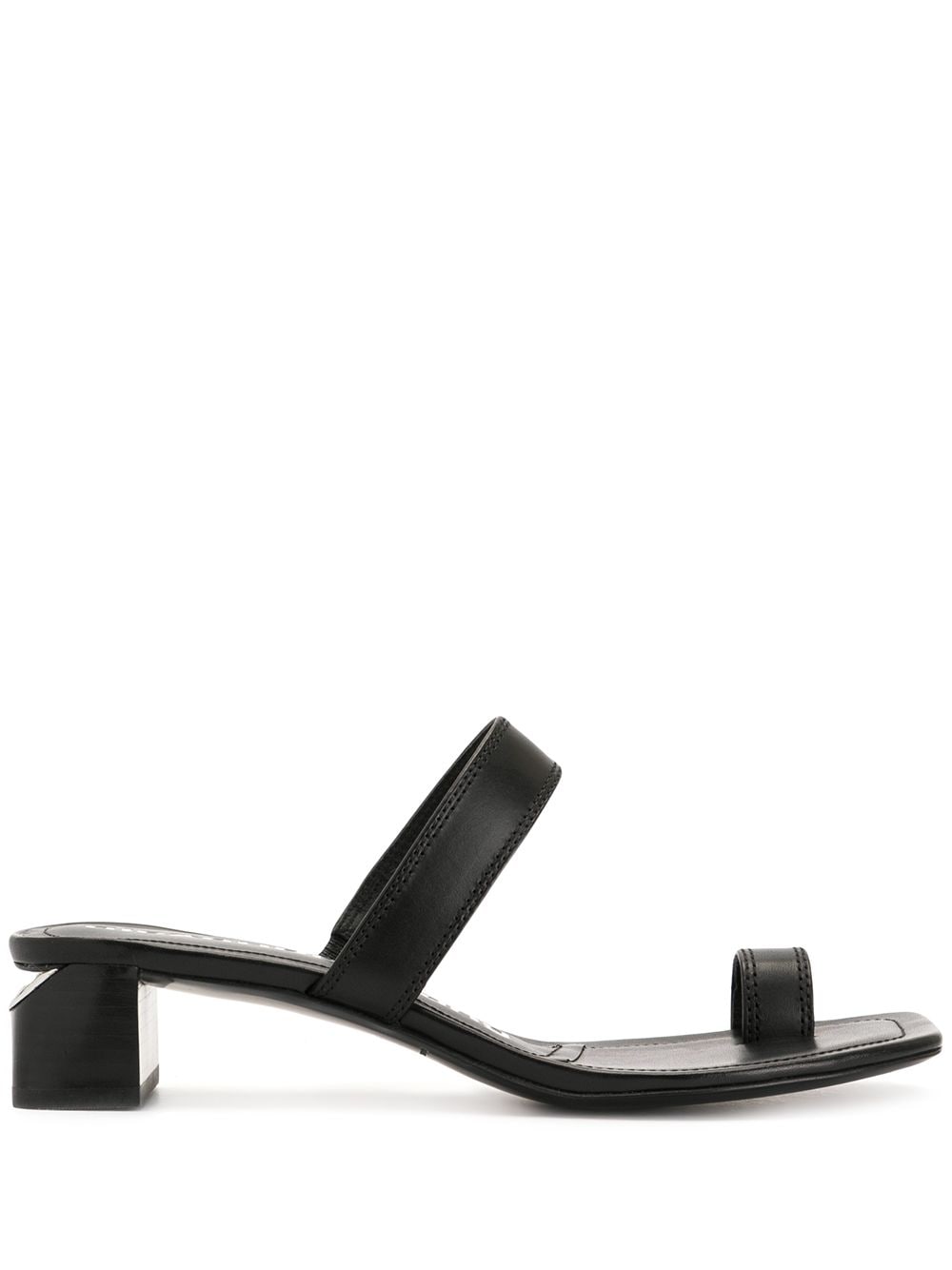 Shop Alexander Wang 40mm Ellis Sandals In Black