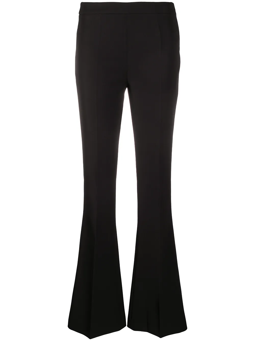 Shop Blanca Vita Flared Suit Trousers In Black