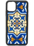 Dolce & Gabbana iPhone 11 Pro Max tile print cover - Black