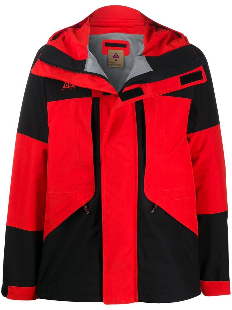 Shop Nike Acg 2l Windbreaker Jacket In Red