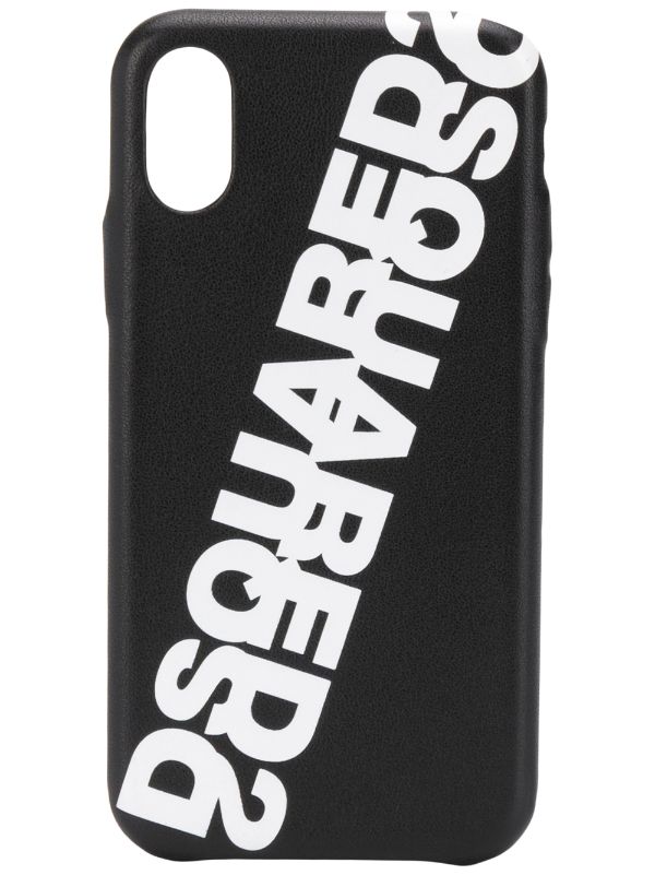 vrede Kwade trouw lager Dsquared2 logo-print iPhone X Case - Farfetch