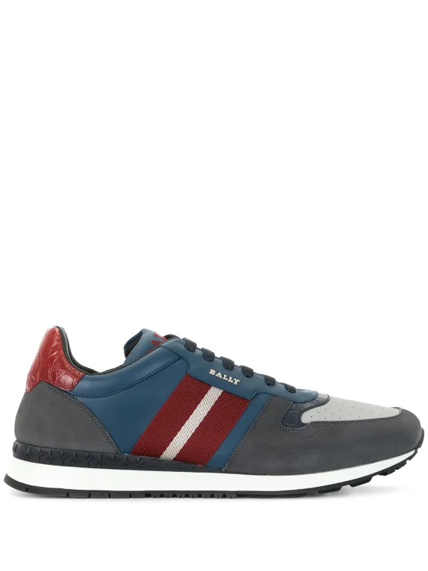 blue bally sneakers