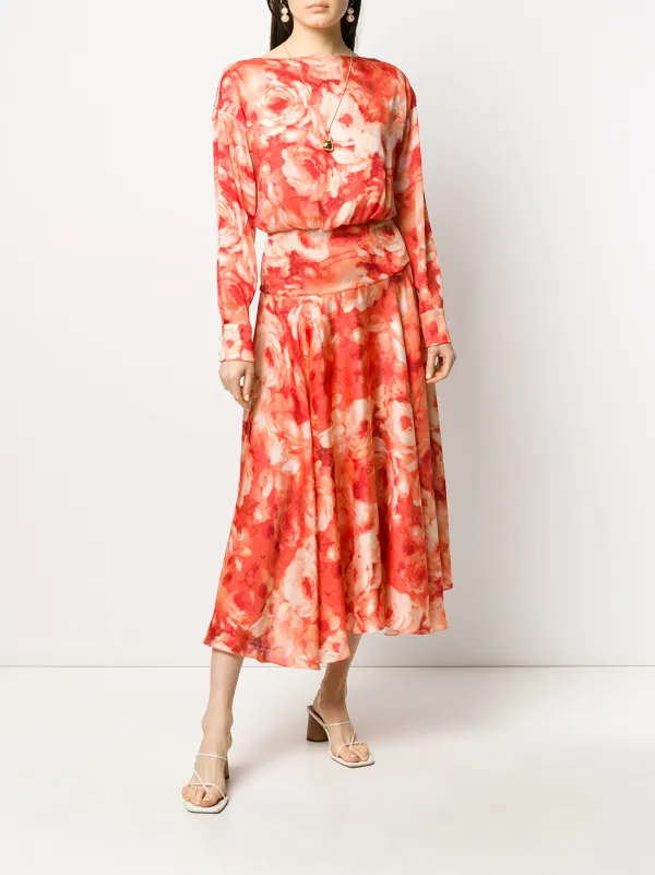 majorelle floral dress