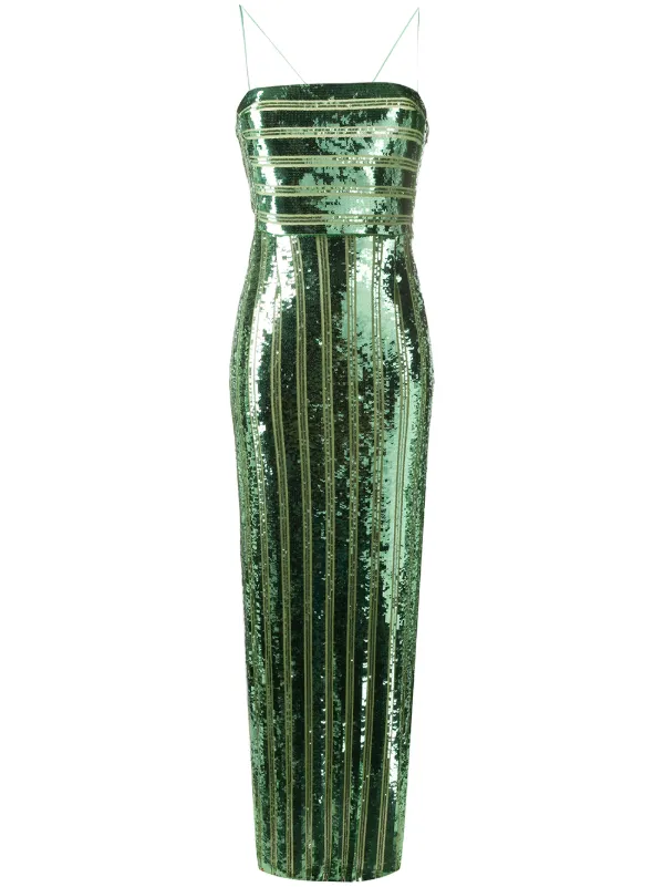 slim fit dress slacks Green Velvet Bandeau Felicity Mini Dress main image 1