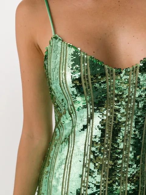 galvan stargaze bandeau dress