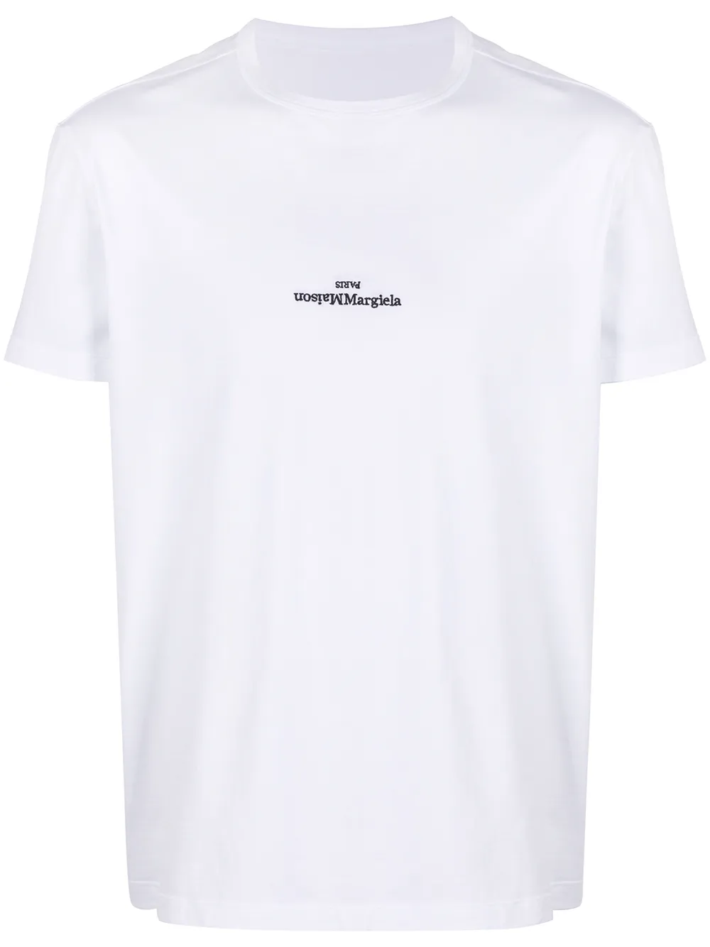 Maison Margiela logo-embroidered T-shirt - Farfetch