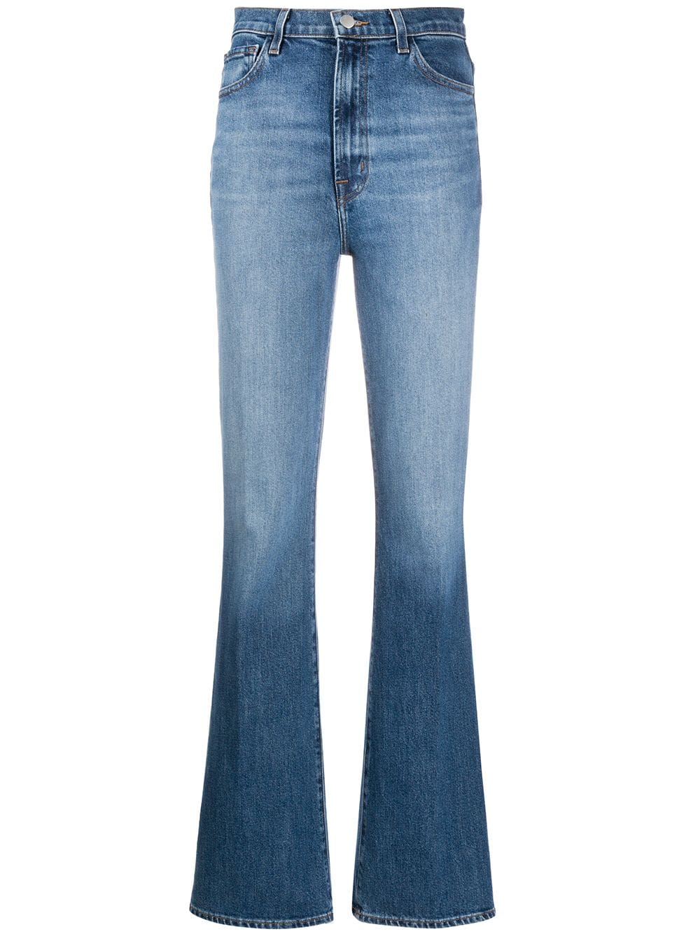фото J brand джинсы прямого кроя с завышенной талией