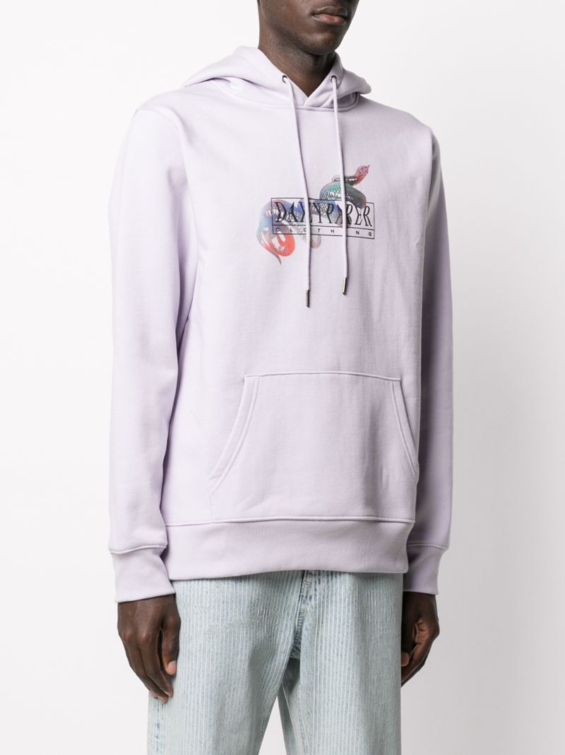 Shop Daily Paper Hami Hoodie In Purple