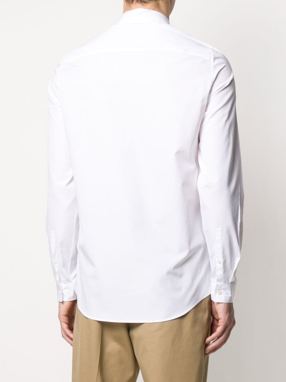 Shop Jil Sander Concealed Placket Shirt In White