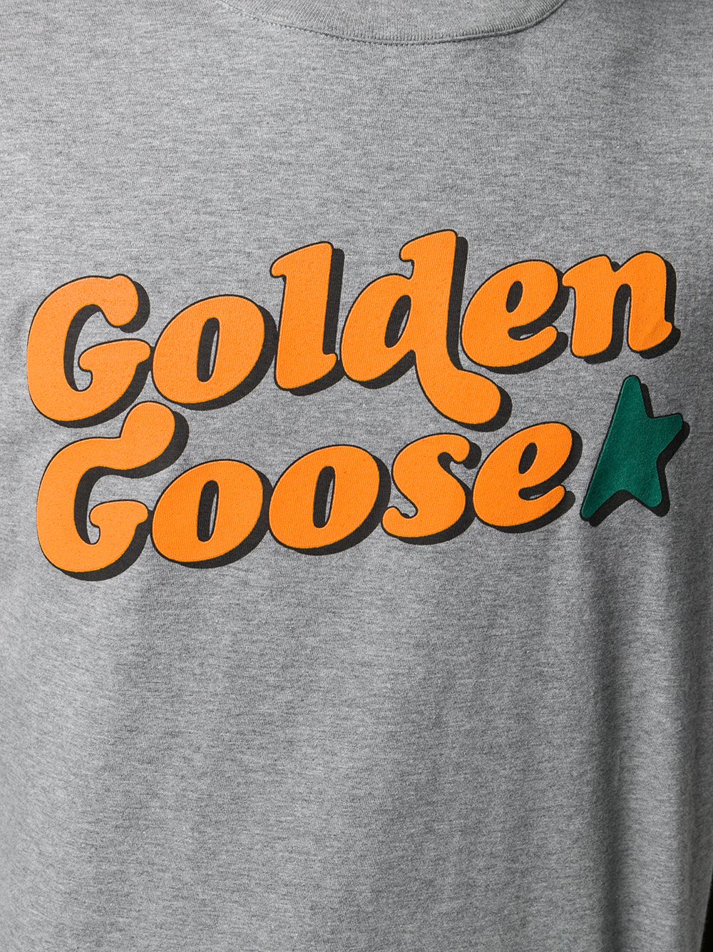 фото Golden goose crew-neck logo t-shirt