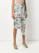 Gianfranco Ferré Pre-Owned 1990s floral wrap skirt