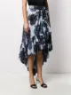Alexandre Vauthier تنورة غير متساوية الأطوال بطبعة زهور وكرانيش
