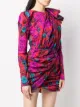 Magda Butrym textured floral print minidress