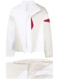 Reebok colour-block print jacket - White