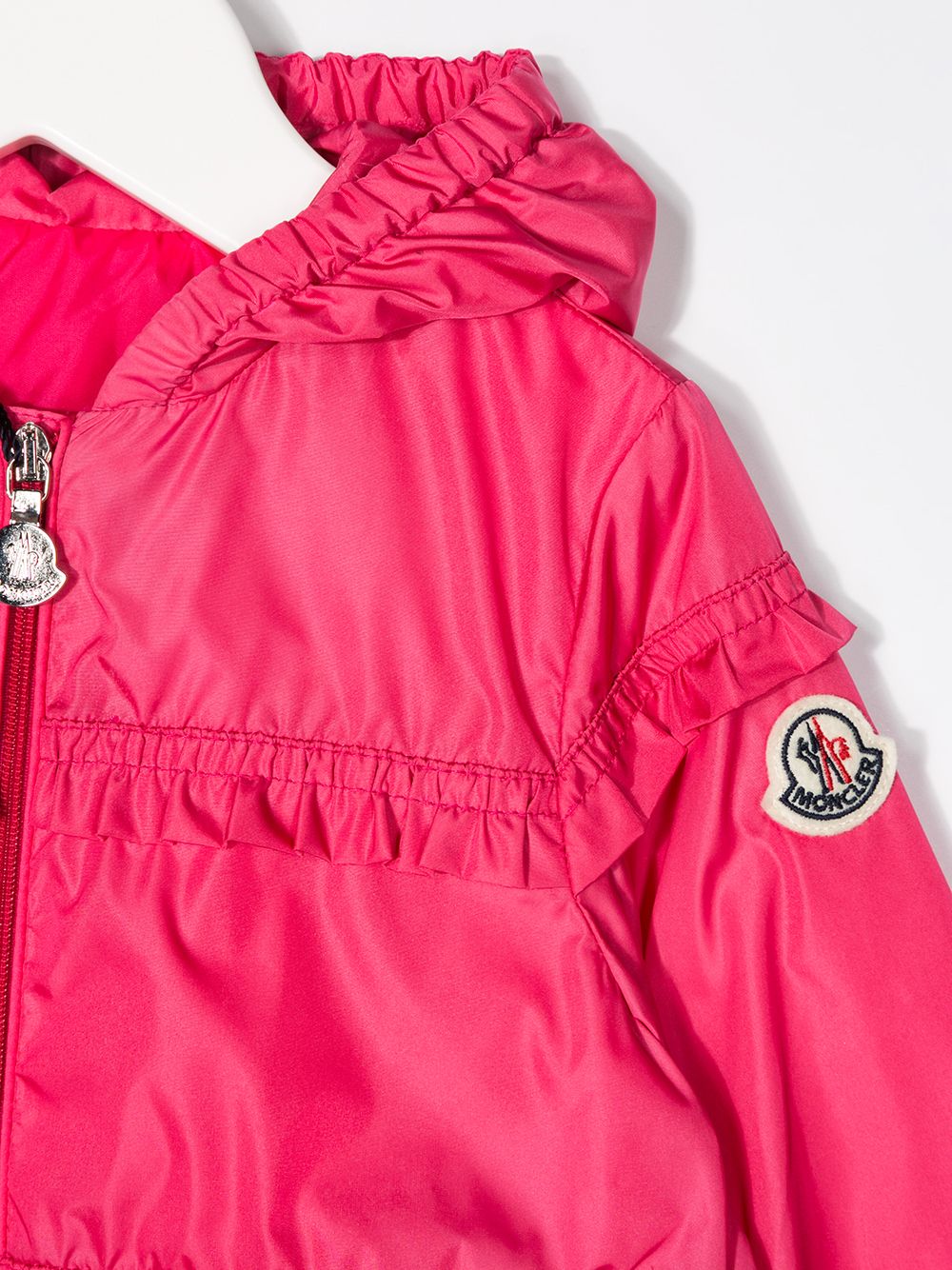 фото Moncler kids куртка на молнии с логотипом