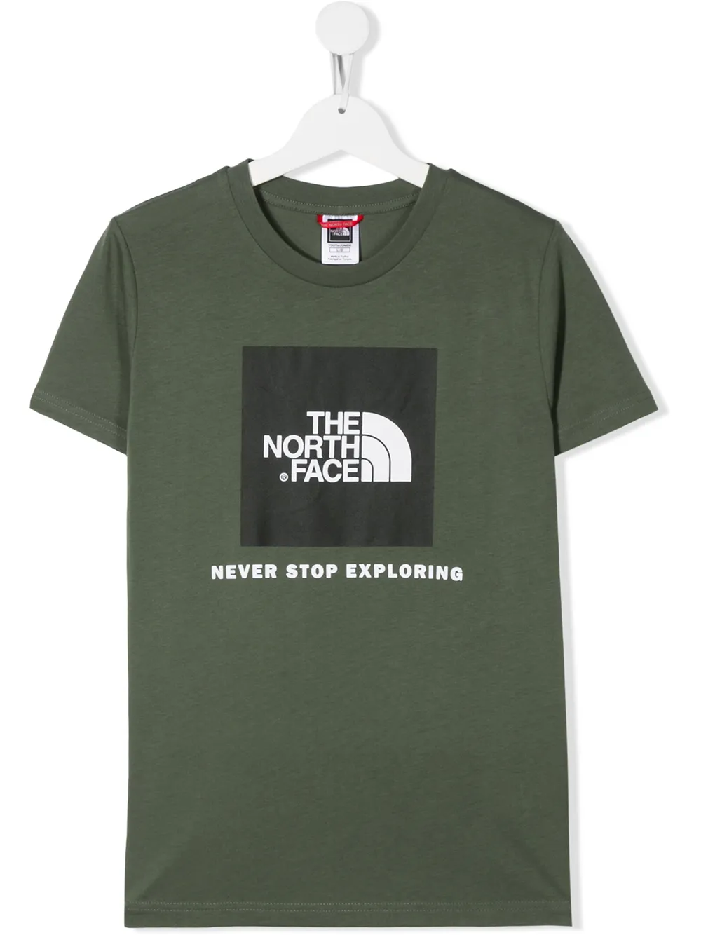 The North Face Kids футболка с нашивкой-логотипом The North Face Kids футболка с нашивкой-логотипом