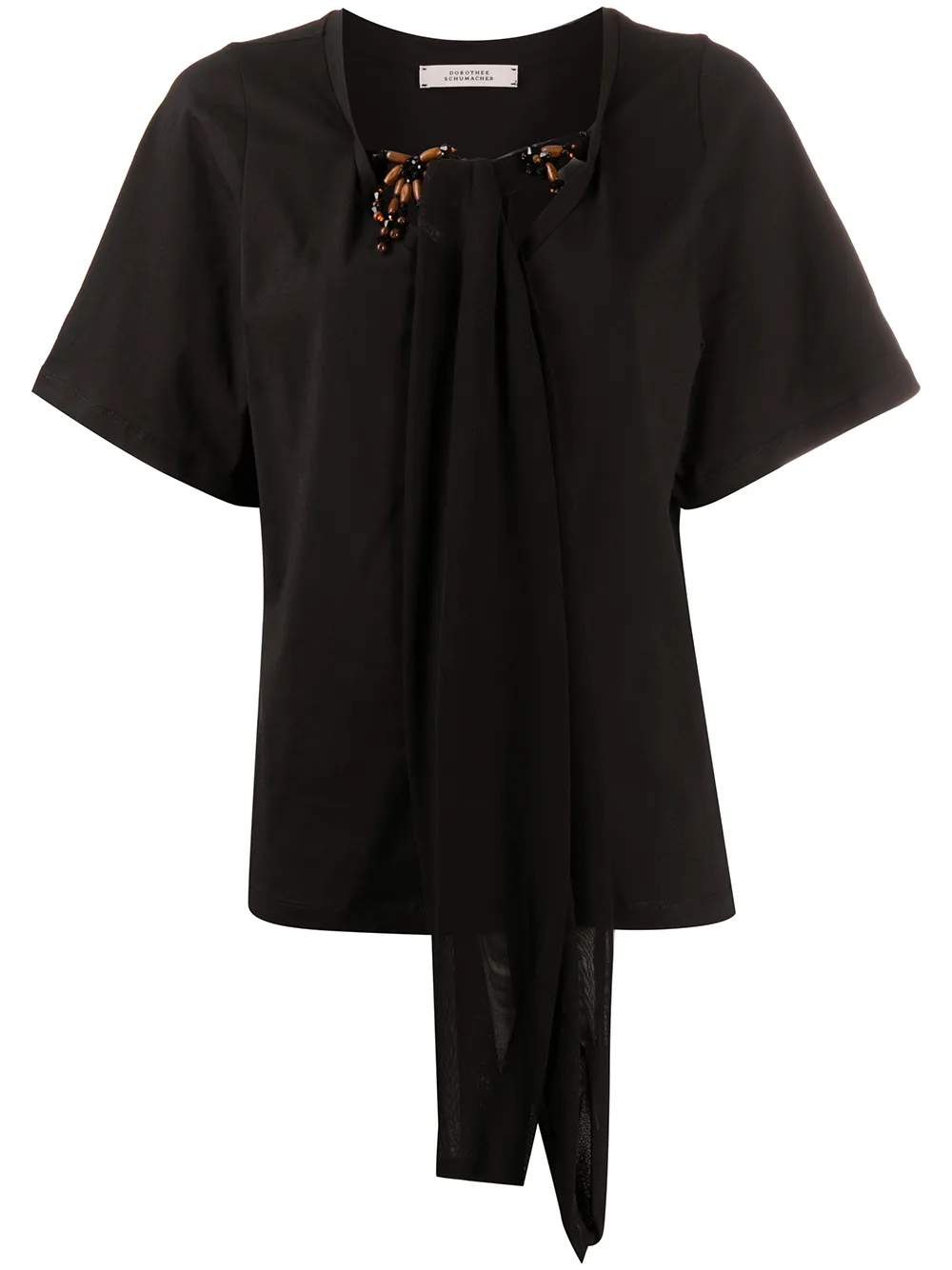 Dorothee Schumacher T-Shirt Mit Schaldetail YxHkc OpiTa Dorothee Schumacher T-Shirt Mit Schaldetail YxHkc OpiTa