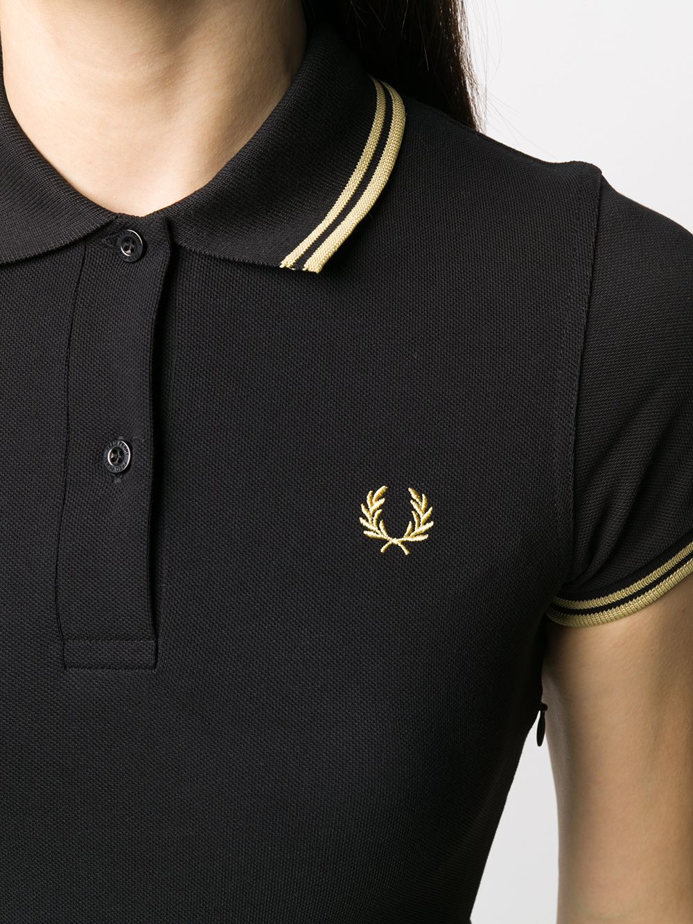 фото Fred perry платье-поло со складками