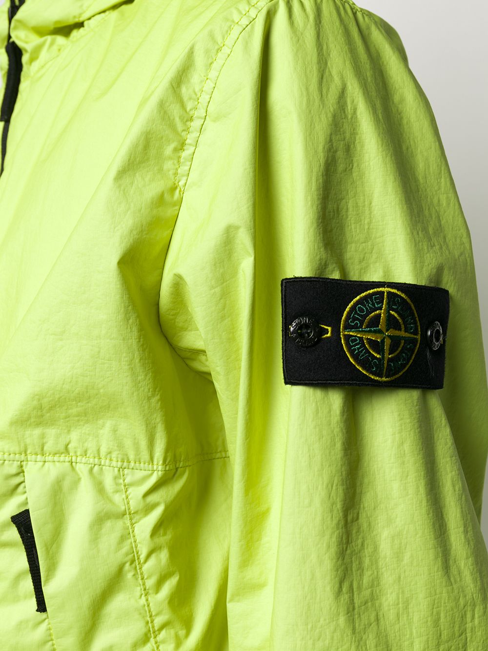 фото Stone island непромокаемая куртка на молнии с капюшоном