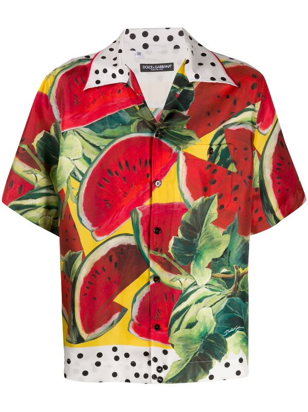 dolce gabbana silk shirt