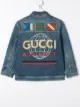 الصورة 2 من Gucci Kids جاكيت جينز مطرز